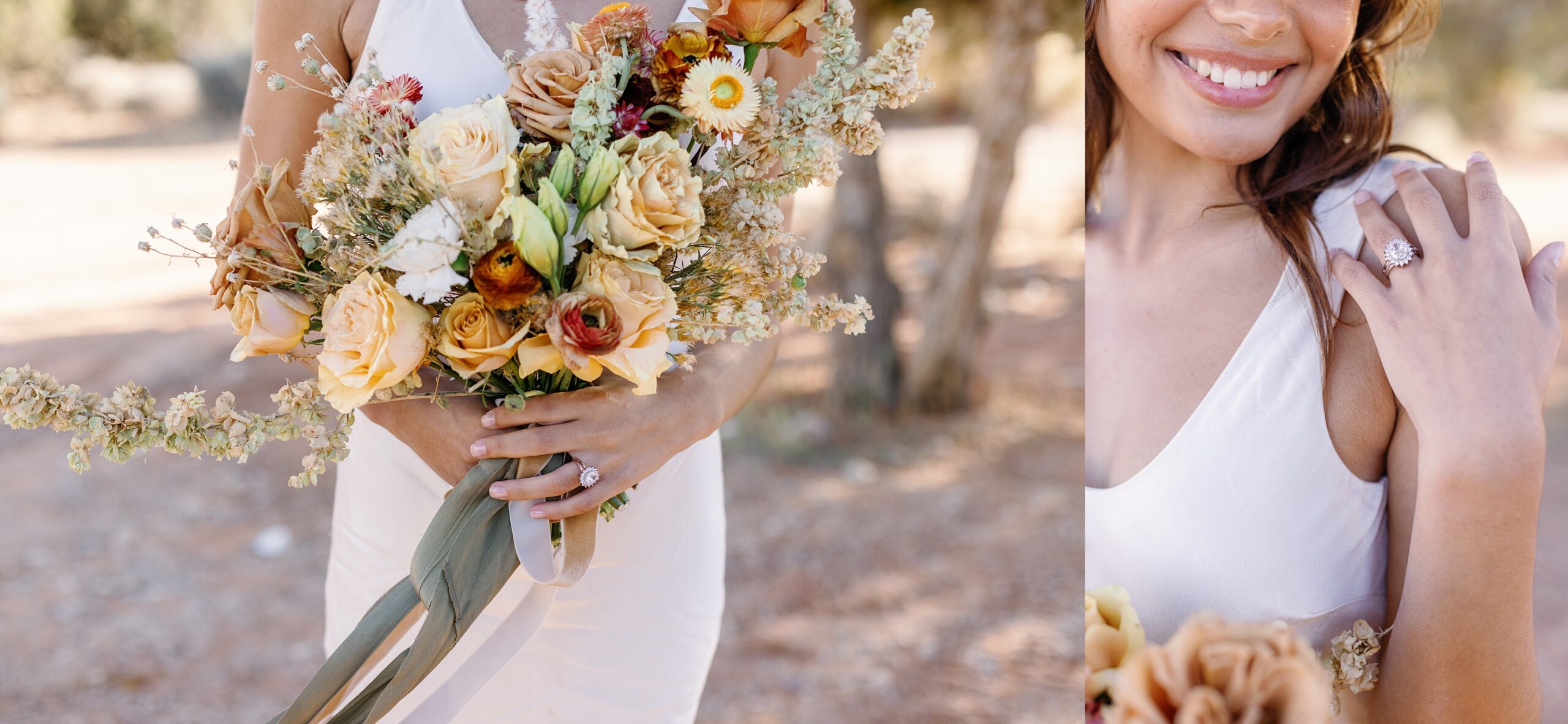 Beautiful Bridal Details at a Red Rock Wedding Venue